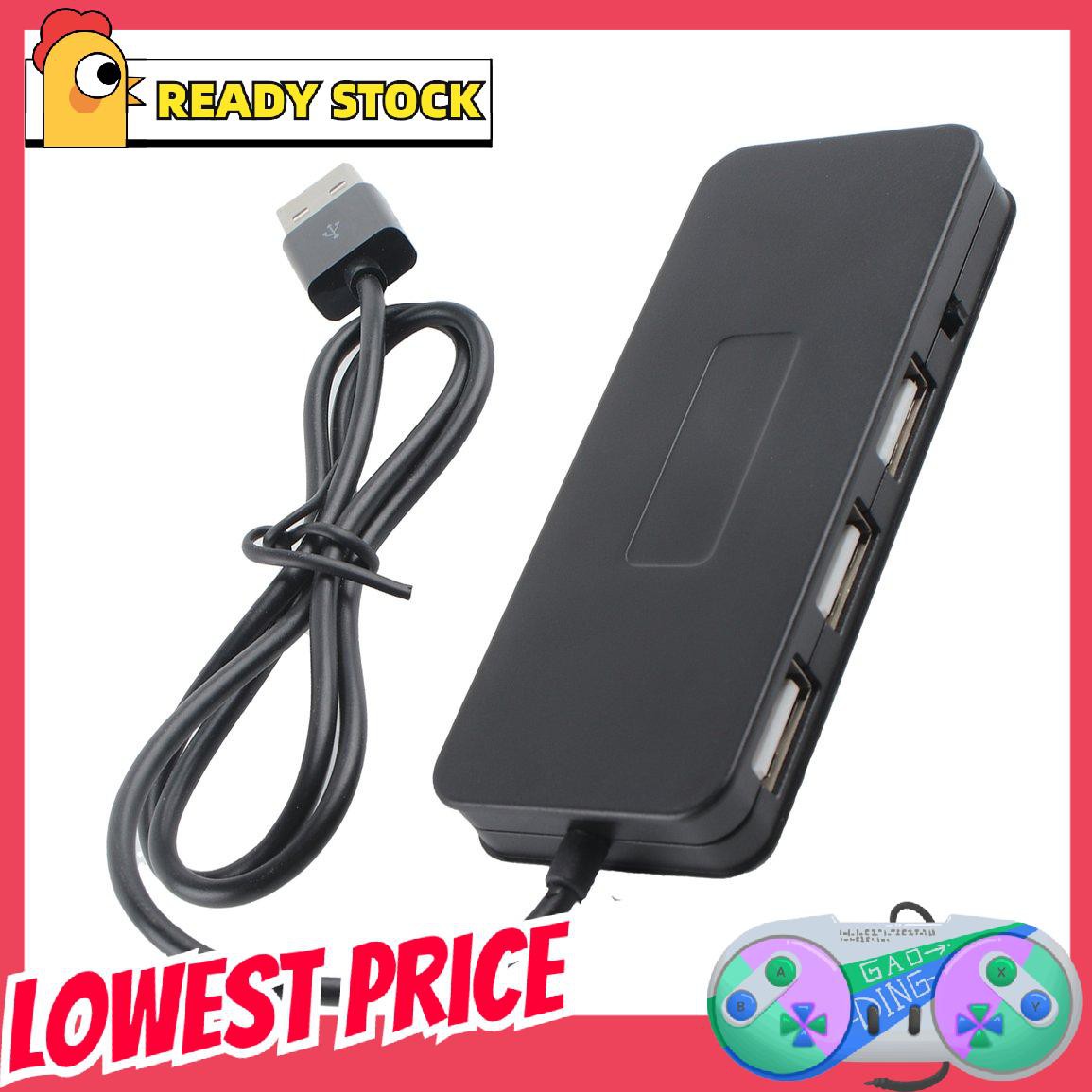 [lovely]3 Port USB2.0 Hub External USB Sound Card No External Driver Stereo Sound Card