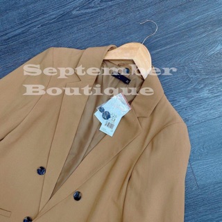 Áo blazer nâu 2 lớp