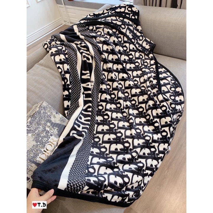 Chăn Dior lông cừu 180x200