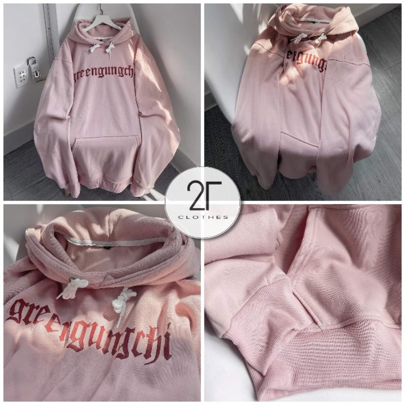 [Mã SKAMFSW175 giảm 10K đơn 50K] Áo Hoodie form rộng ulzzang nam nữ Greengungchi unisex [Ảnh thật ] 2t.clothes