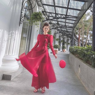 áo dài kiểu sang chảnh