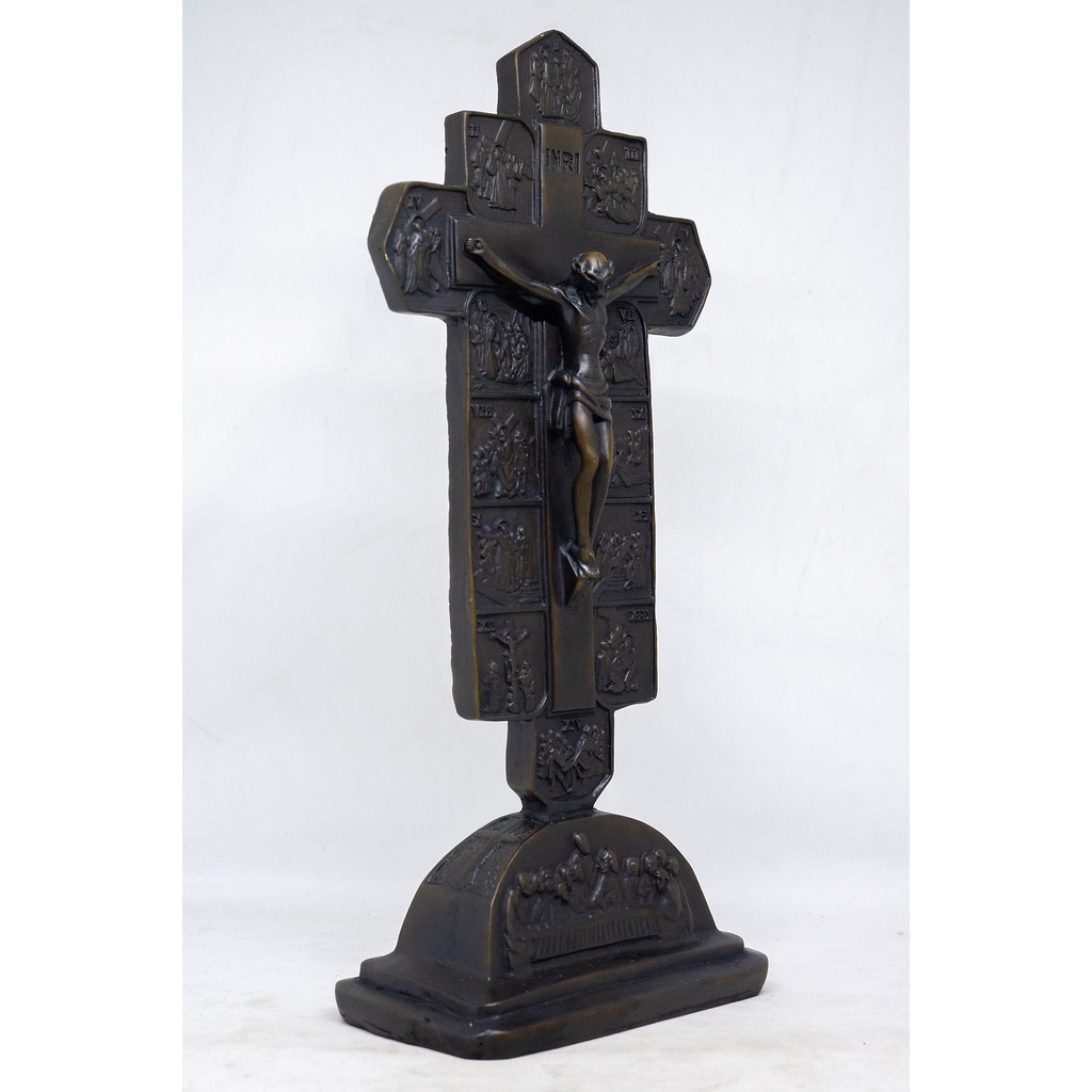 Tượng Thánh giá chúa Giêsu chịu nạn bằng đá cao 29cm
