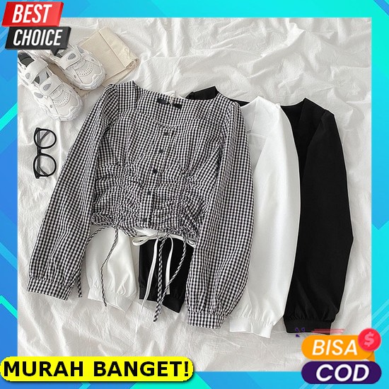 Áo Croptop Dệt Kim Tay Dài Nhập Khẩu Hàn Quốc 94Bua Cho Nữ Tuổi Teen