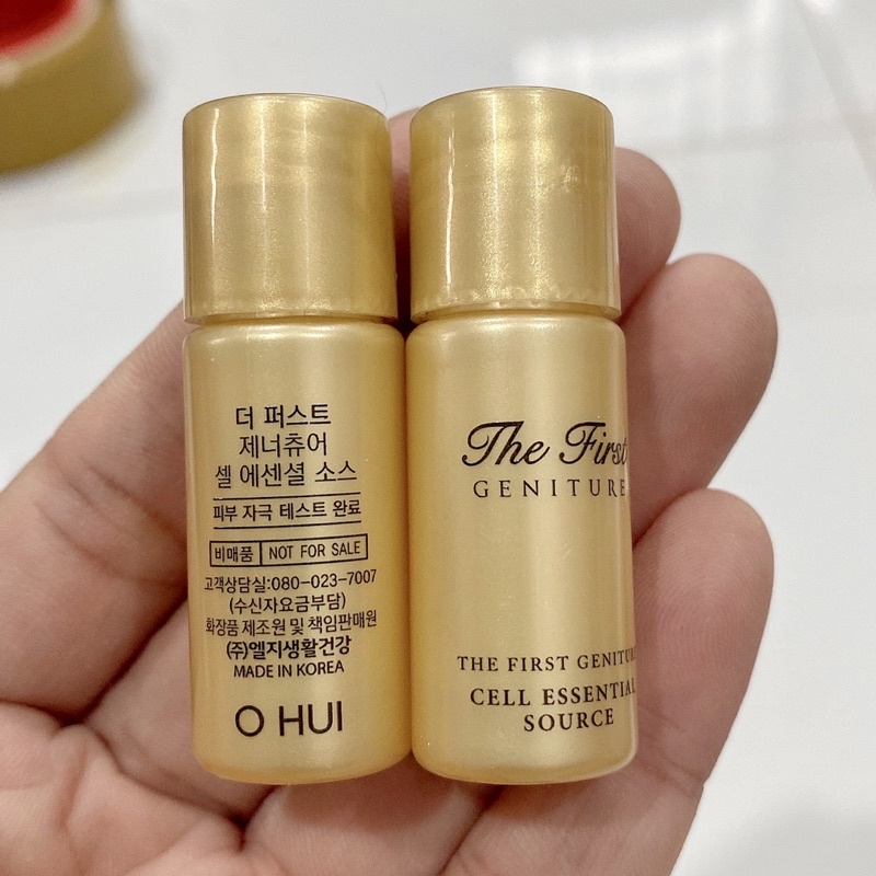 1 lọ nước thần OHUI The First Geniture Cell Essential Source 5ml - Chính hãng LG Hàn Quốc