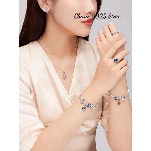 CHARM PAN ALE GẤU BẮC CỰC ÔM CON BẠC S925 HÀNG CAO CẤP