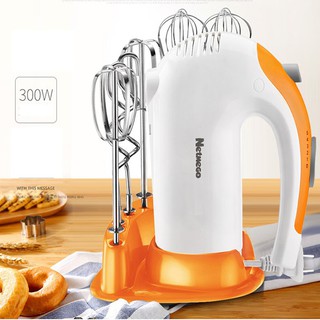 Máy đánh trứng mini NETMEGO 300W công suất cao, 5 tốc độ linh hoạt
