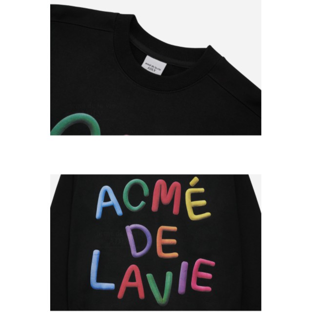 Áo Thun Dài Tay ADLV  CLAY SWEATSHIRT BLACK