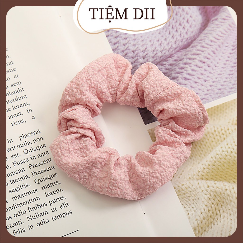 Dây Buộc Tóc Style Hàn Quốc Dây Buộc Tóc VinTage Cột Tóc scrunchies Cute Nhiều Màu