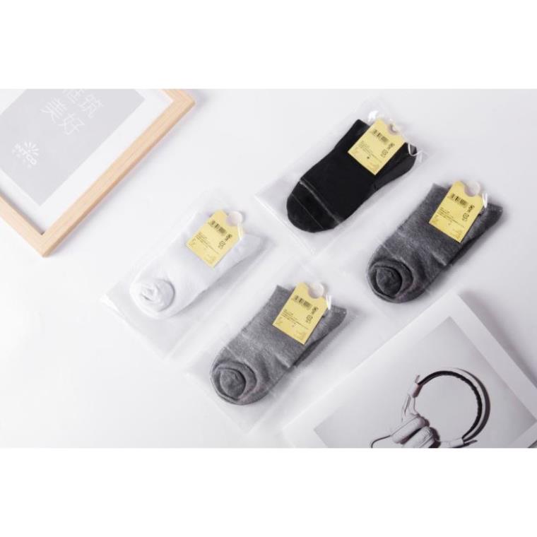 SET 4 Đôi Tất Nam CỔ CAO chống mùi kháng khuẩn - Freesize B04