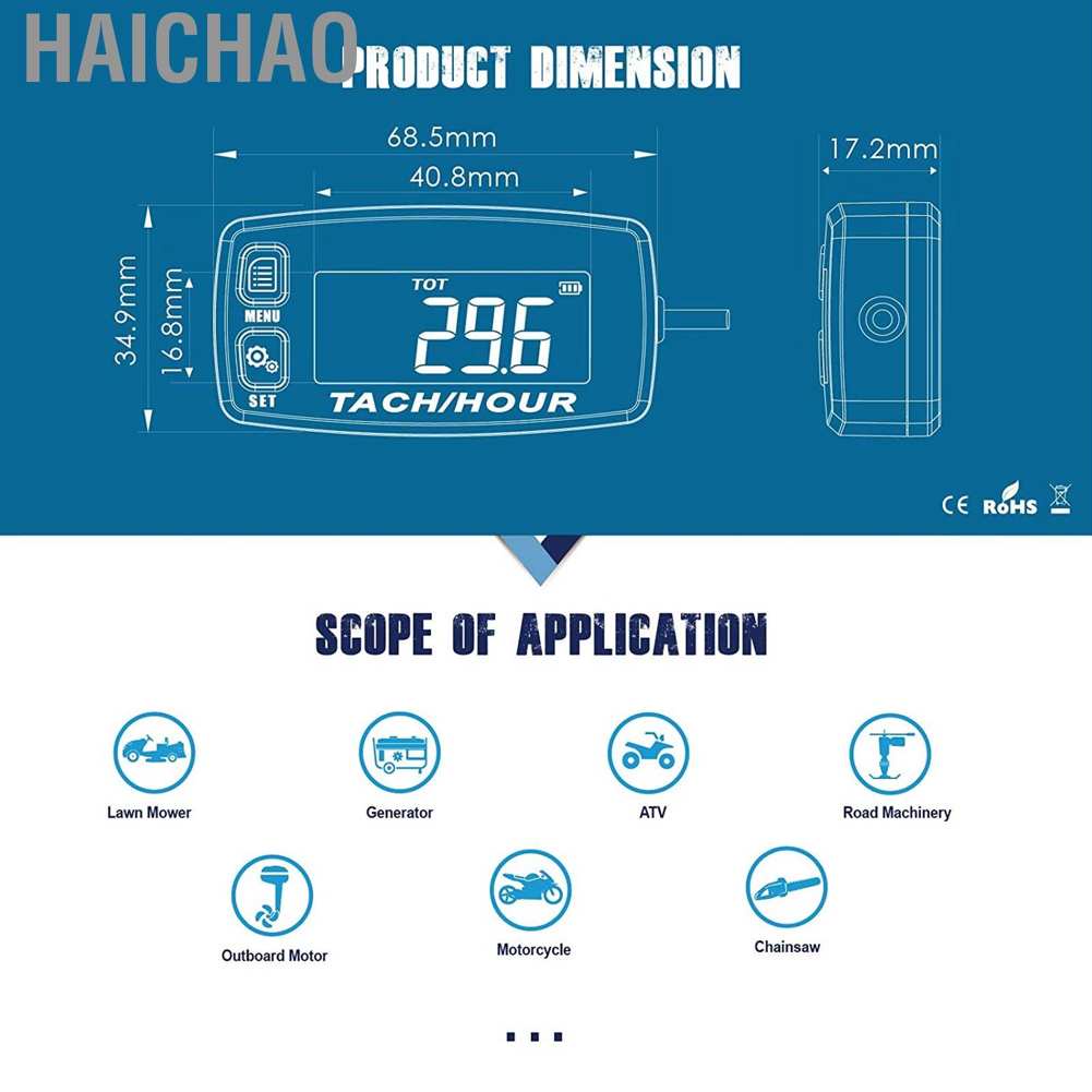 Đồng Hồ Đo Tốc Độ Gốc Màn Hình Lcd 2 / 4 Stroke | BigBuy360 - bigbuy360.vn