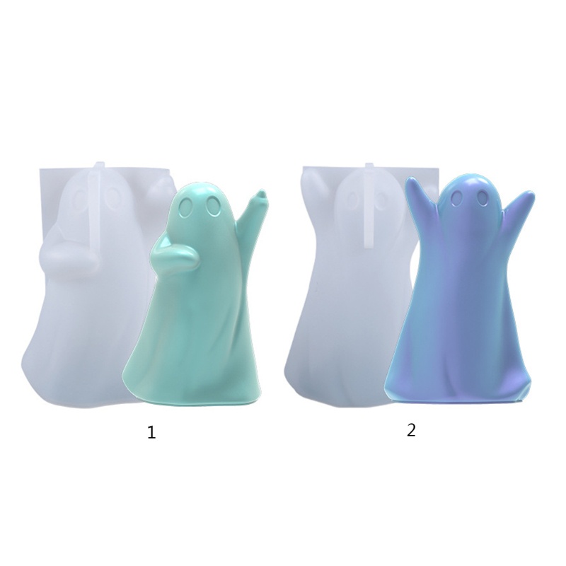 Khuôn Silicone Làm Xà Phòng / Nến Hình Ma Trang Trí Nhà Cửa DIY