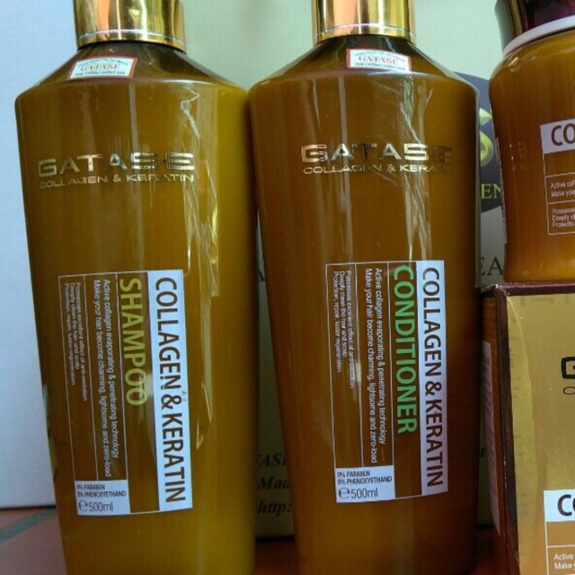 Dầu gội xả Gatase Collagen keratin 500ml