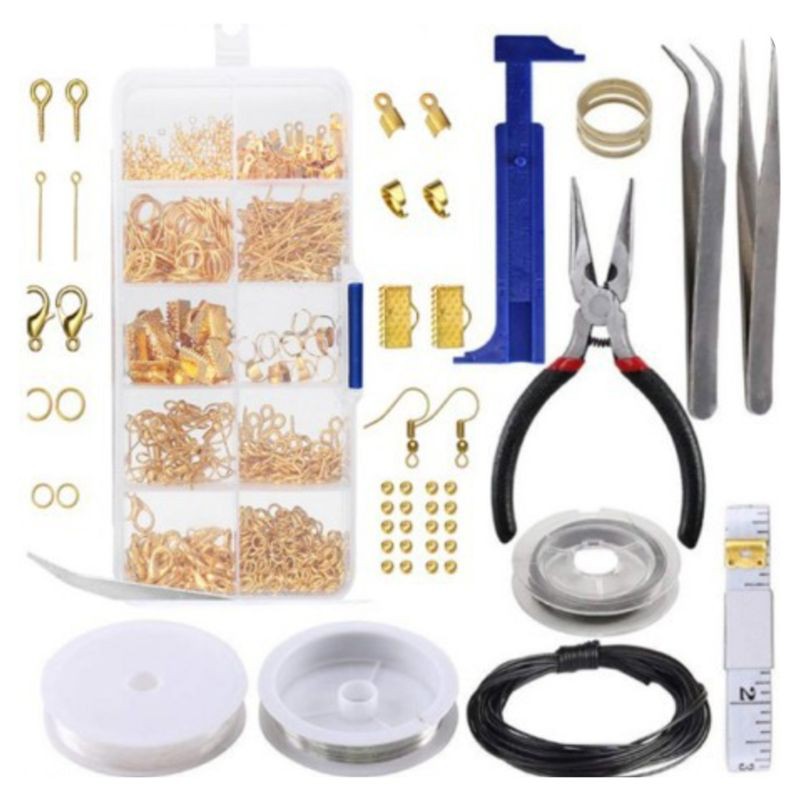 Bộ Dụng Cụ Làm Trang Sức Vòng Tay, Dây Chuyền, Bông Tai