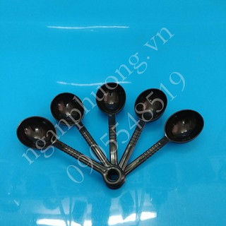 BỘ 5 MUỖNG NHỰA ĐỊNH LƯỢNG 10G