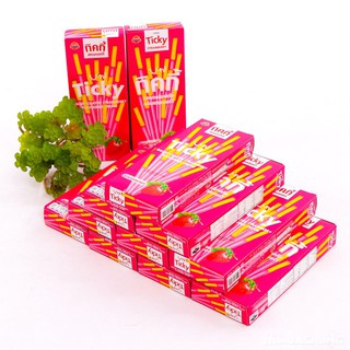 Bánh que chấm Thái Lan Ticky Dâu và Socola sữa 22g