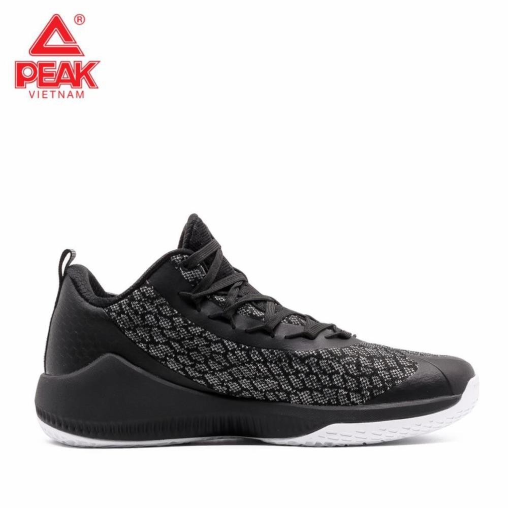 [Đỉnh Cao] Giày bóng rổ PEAK Basketball Snake NET E92061A – Đen BH 2 Năm 2020 TỐT . . 🎁 .. new 👟 new .