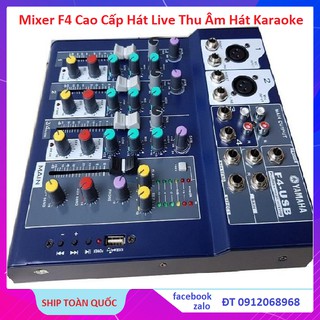 Bàn Mixer Yamaha F4 Bluetooth-Thiết Bị Livestream-Âm Thanh Cao Cấp