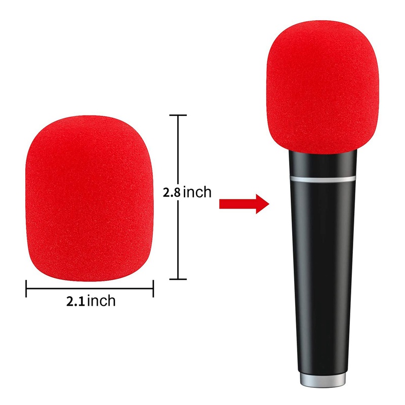 Set 50 Vỏ Xốp Chắn Gió Bọc Đầu Micro Karaoke DJ Sân Khấu
