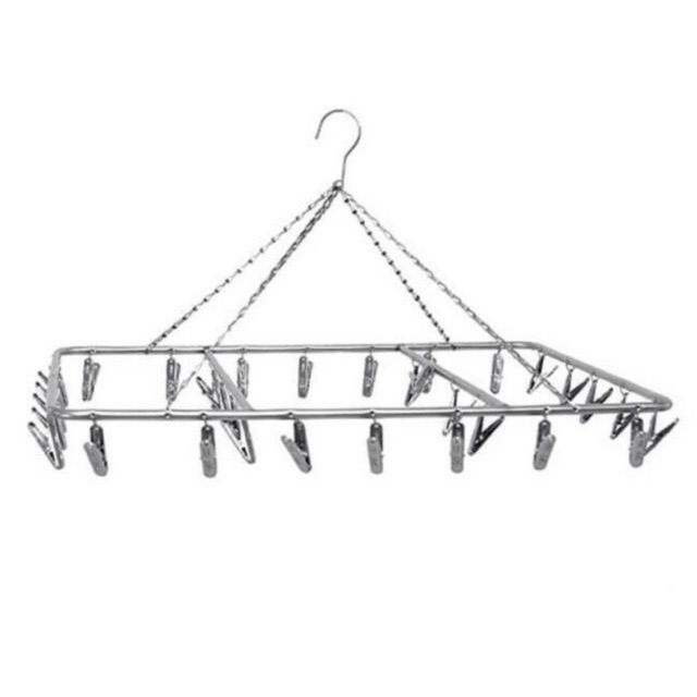 Chùm móc phơi đồ cho bé hàng inox