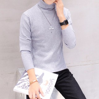 Áo len cổ lọ nam.