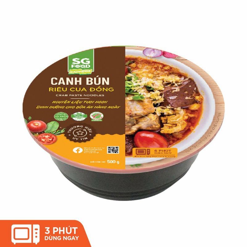 Canh bún riêu cua đồng SGFood 500gr ( Chỉ giao HCM )