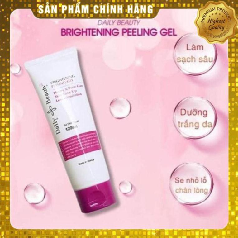 Tẩy da chết Daily Beauty Brightening Peeling Gel, [Hàng Chính Hãng], Tẩy da chết cho da mụn, da dầu và da hỗn hợp