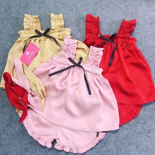Set bộ lụa cari kids