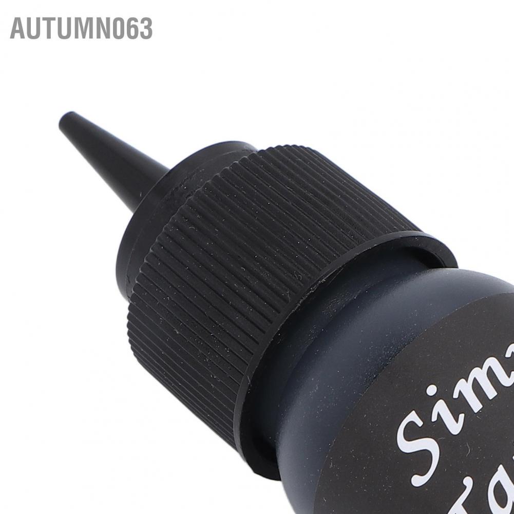 Autumn063 Mực xăm Hình kích ứng tạm thời Miễn phí lâu dài miễn Bột màu hình tự do cho Mẫu rỗng nhỏ 30ml