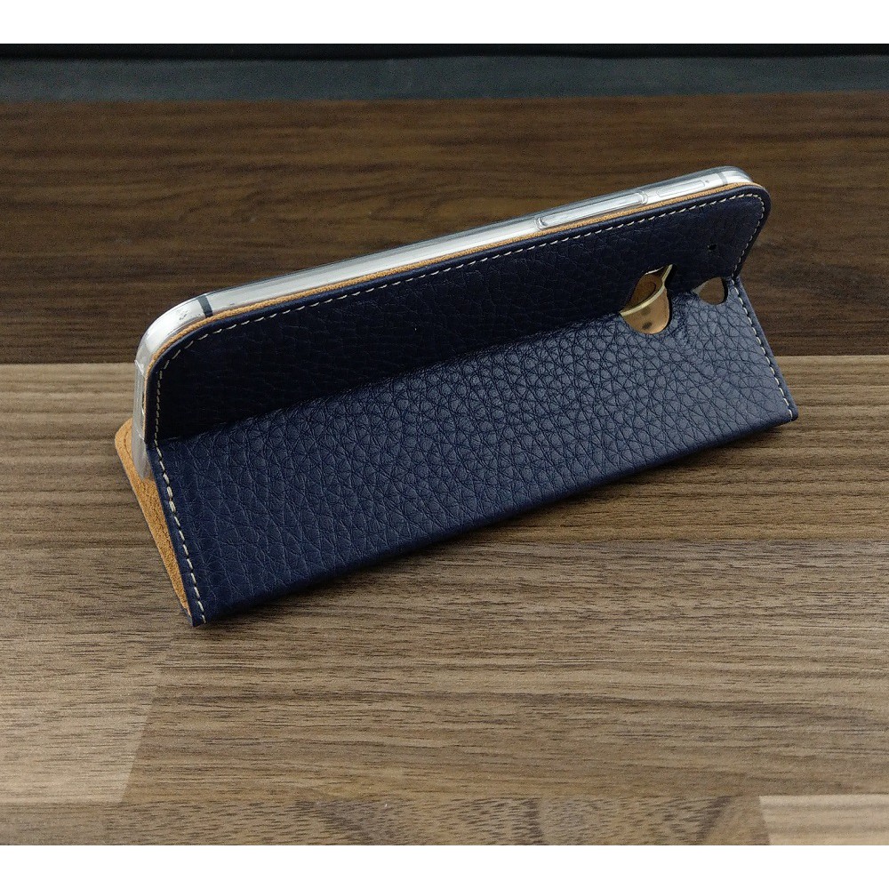 Bao Da IONE HTC ONE M8 /M8 Eye Leather Màu Xanh Navy