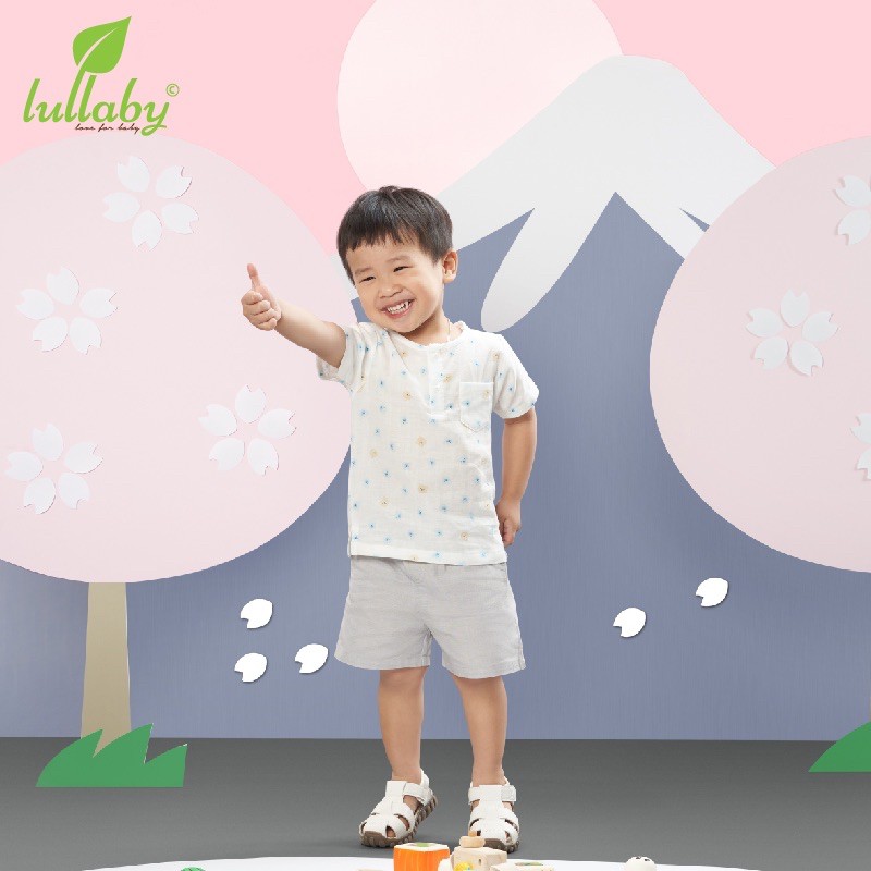 Bộ cộc tay bé trai LULLABY ( 3m-4y) 2020