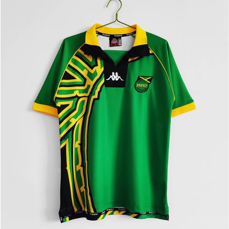 Áo Thun Bóng Đá Ngắn Tay Đội Nhà Jamaica Mùa Giải 1998 Size S-XXL