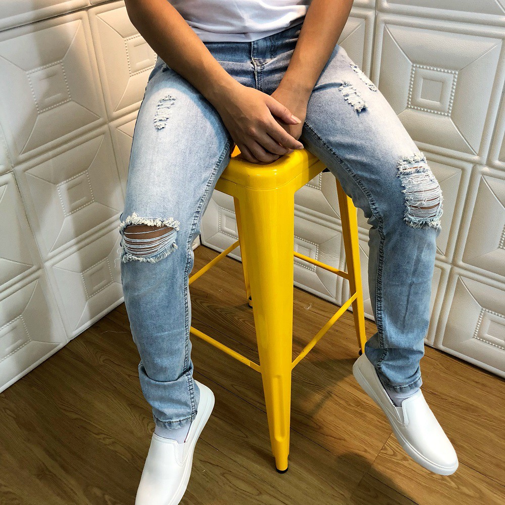 Quần Jeans Nam Thời Trang Phong Cách OHS5682 - Có Video Quay Thật