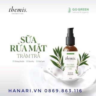 Sữa rửa mặt tràm trà kháng khuẩn Themis