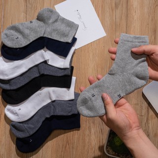 COMBO 10 Đôi Tất Vớ Nam Cổ Ngắn 100% Cotton LOẠI ĐẶC BIỆT CÓ ĐỆM MÚT Giúp Êm Chân, Chống Hôi Thoáng Mát Cả Ngày Shino