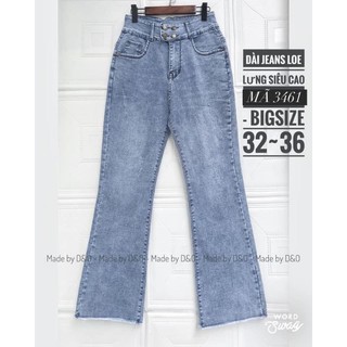 Quần jeans nữ ống loe dài tôn dáng cực đẹp