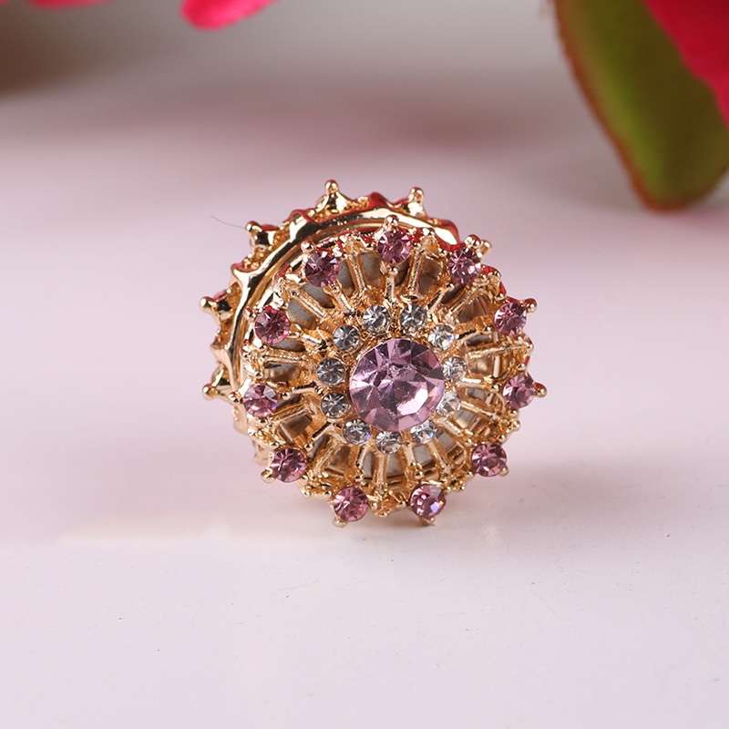 Ghim Cài Khăn Choàng Đính Đá Phong Cách Hồi Giáo Thời Trang