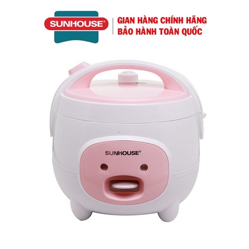 Nồi cơm điện Sunhouse SHD8217W, Công suất 500W, Dung tích 1.2 lít