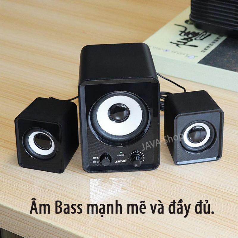 Bộ 3 loa vi tính 2.1 âm bass echo hay