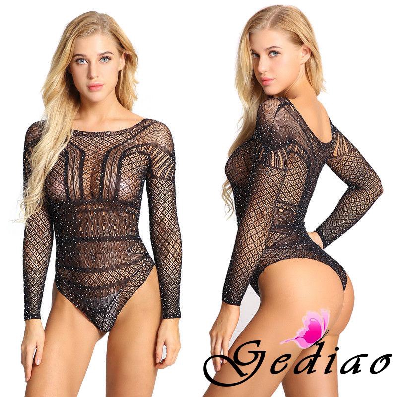 Đồ lót ngủ nữ phối ren xuyên thấu quyến rũ