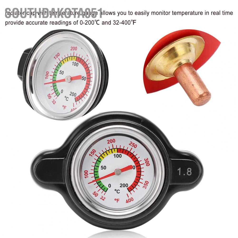 Nắp Tản Nhiệt Cao Cấp Có Đồng Hồ Đo Nhiệt Độ Thanh 1.8 Bar 1638630001 Thay Thế Độ Chính Xác Cao Cho CR250R