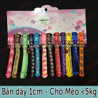 Vòng cổ zichen 1cm cho chó và mèo