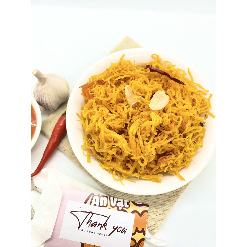 Khô gà bơ tỏi Nhem Nhem 300g Đồ ăn vặt Hà Nội vừa rẻ vừa ngon | BigBuy360 - bigbuy360.vn