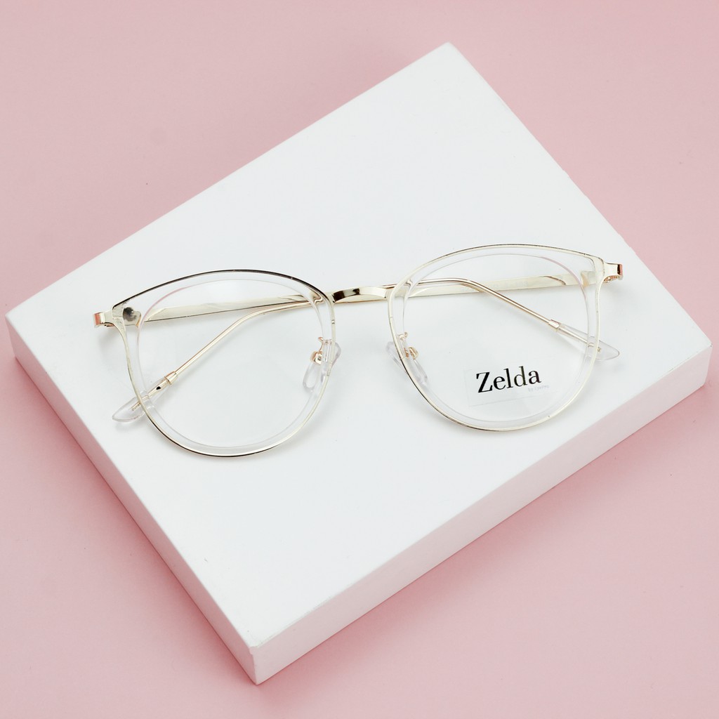 Gọng kính cận nam nữ lắp cận sẵn kính mắt mèo đổi màu, chống ánh sáng xanh - GZ9237 Eyepro