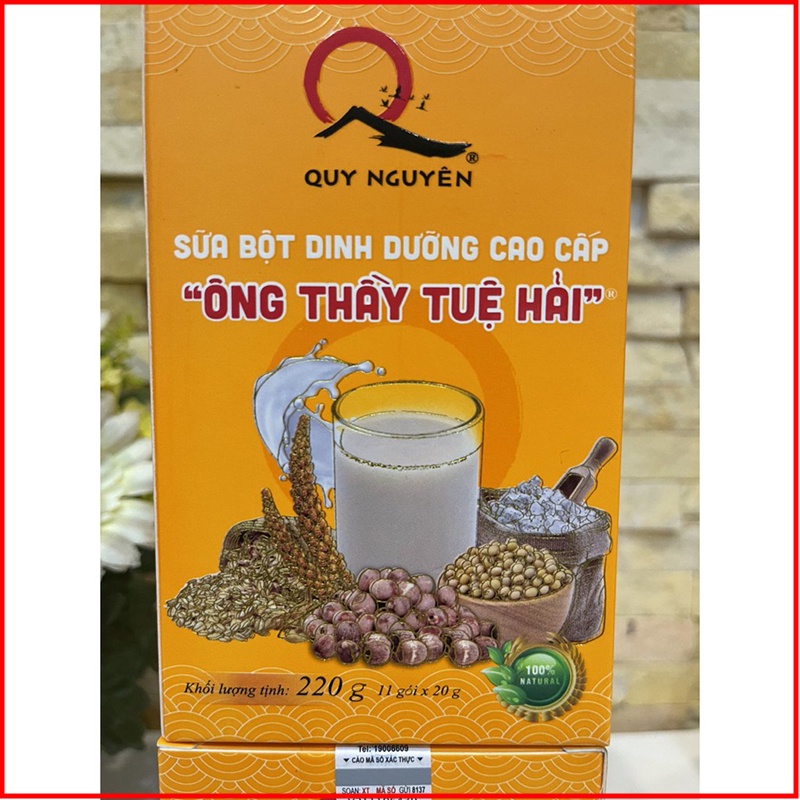 Sữa bột dinh dưỡng  ông Thầy Tuệ Hải cao cấp – hộp 11x20Gr - NMOL