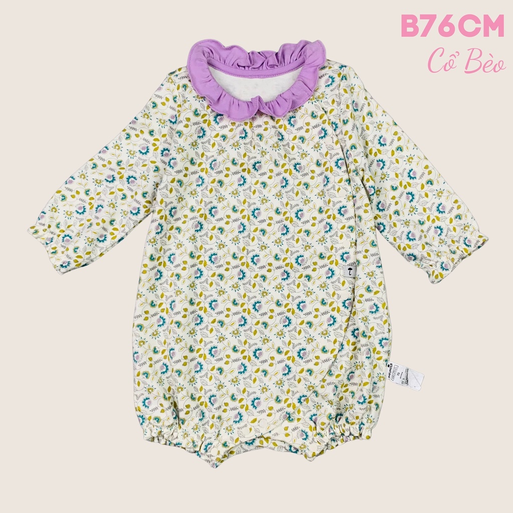 Sleepsuit cho bé chẽm Mo.imo.ln dễ thương Nga Fish B76CM