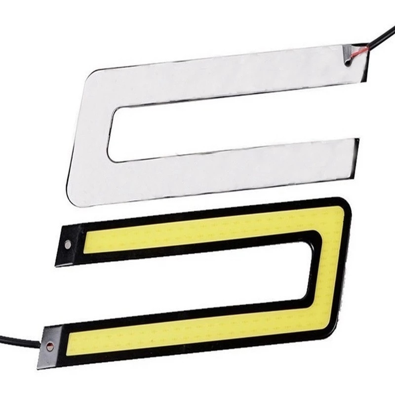 Đèn Pha LED COB IP65 Ánh Sáng Trắng Chống Thấm Nước Hình Chữ U Chất Lượng Cao Cho Xe Hơi