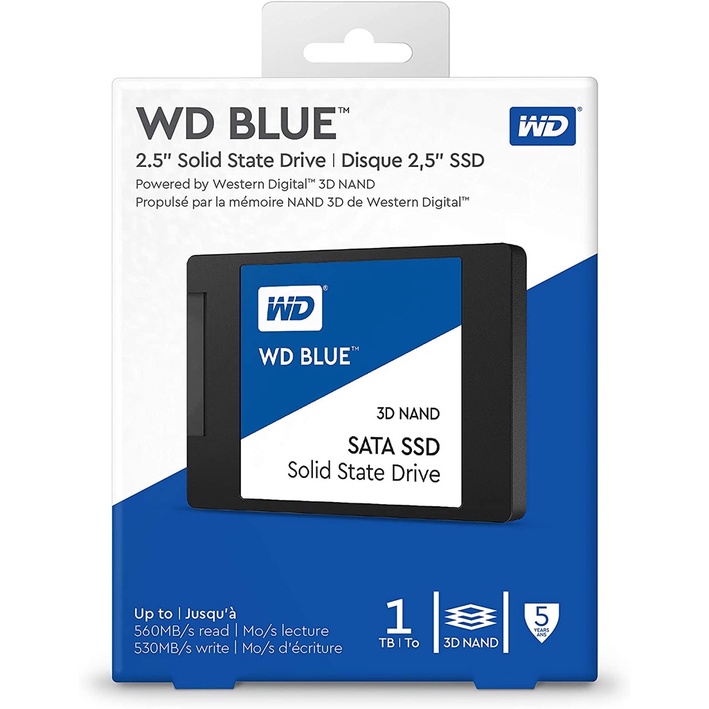 ổ cứng SSD WD BLUE 3D nand 500gb 1tb