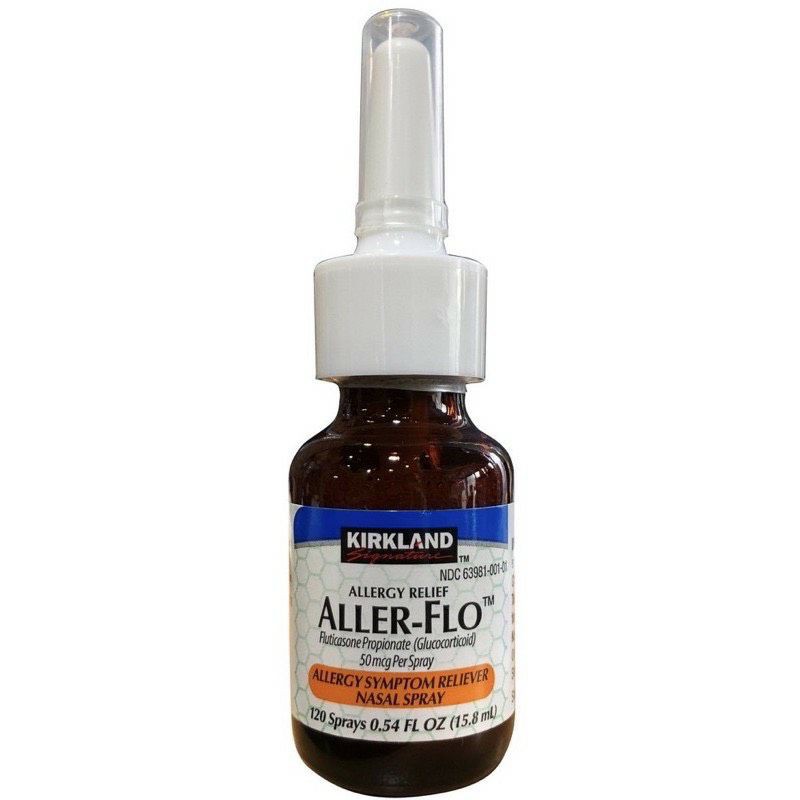 (Date 2023) Xịt mũi Kirkland Aller flo 18.2ml Hàng Mỹ mẫu mới