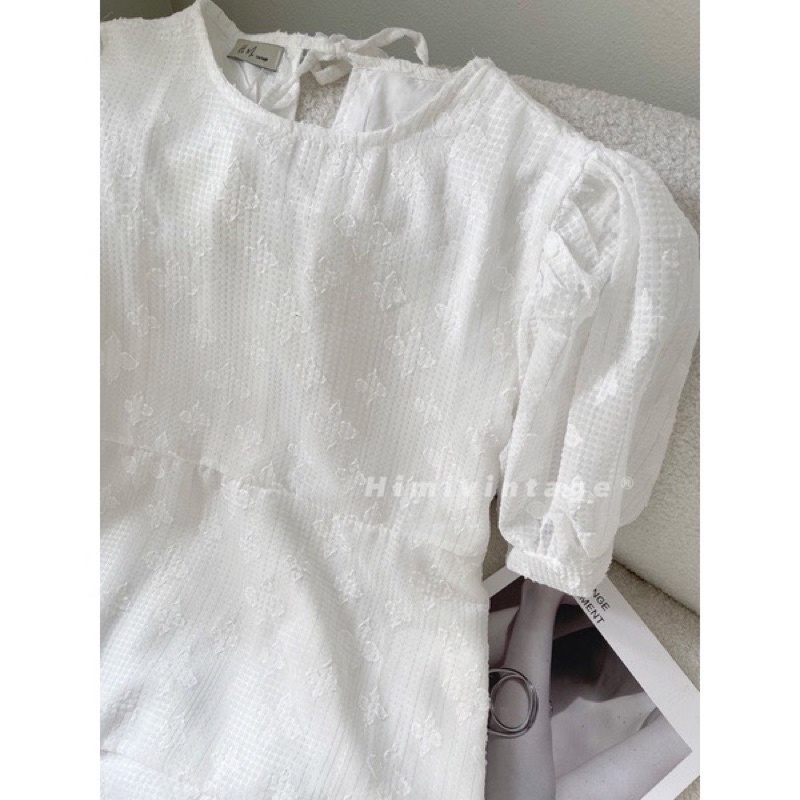 Pass váy dài nơ lưng size M