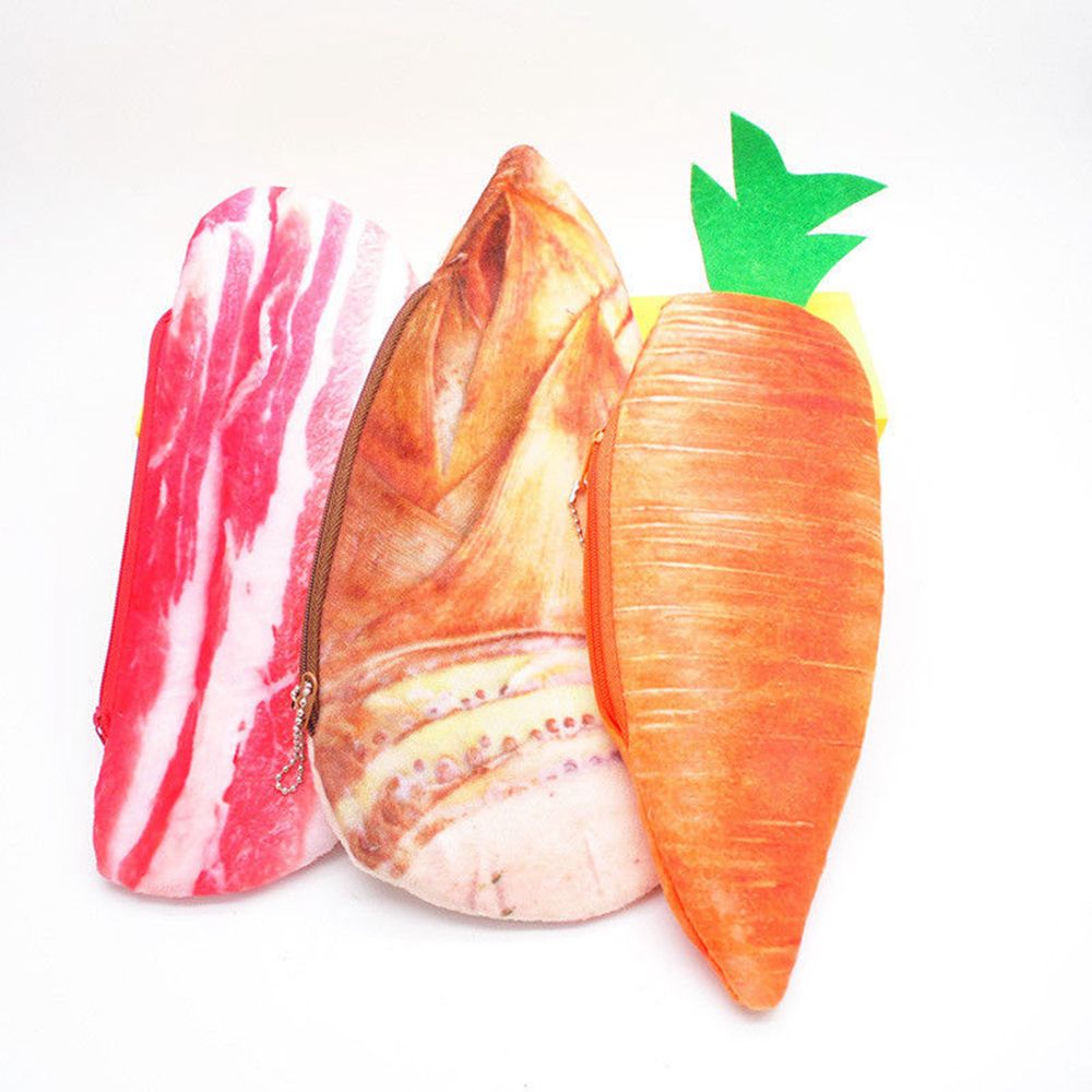 Túi đựng bút thiết kế hình thực phẩm độc đáo sáng tạo